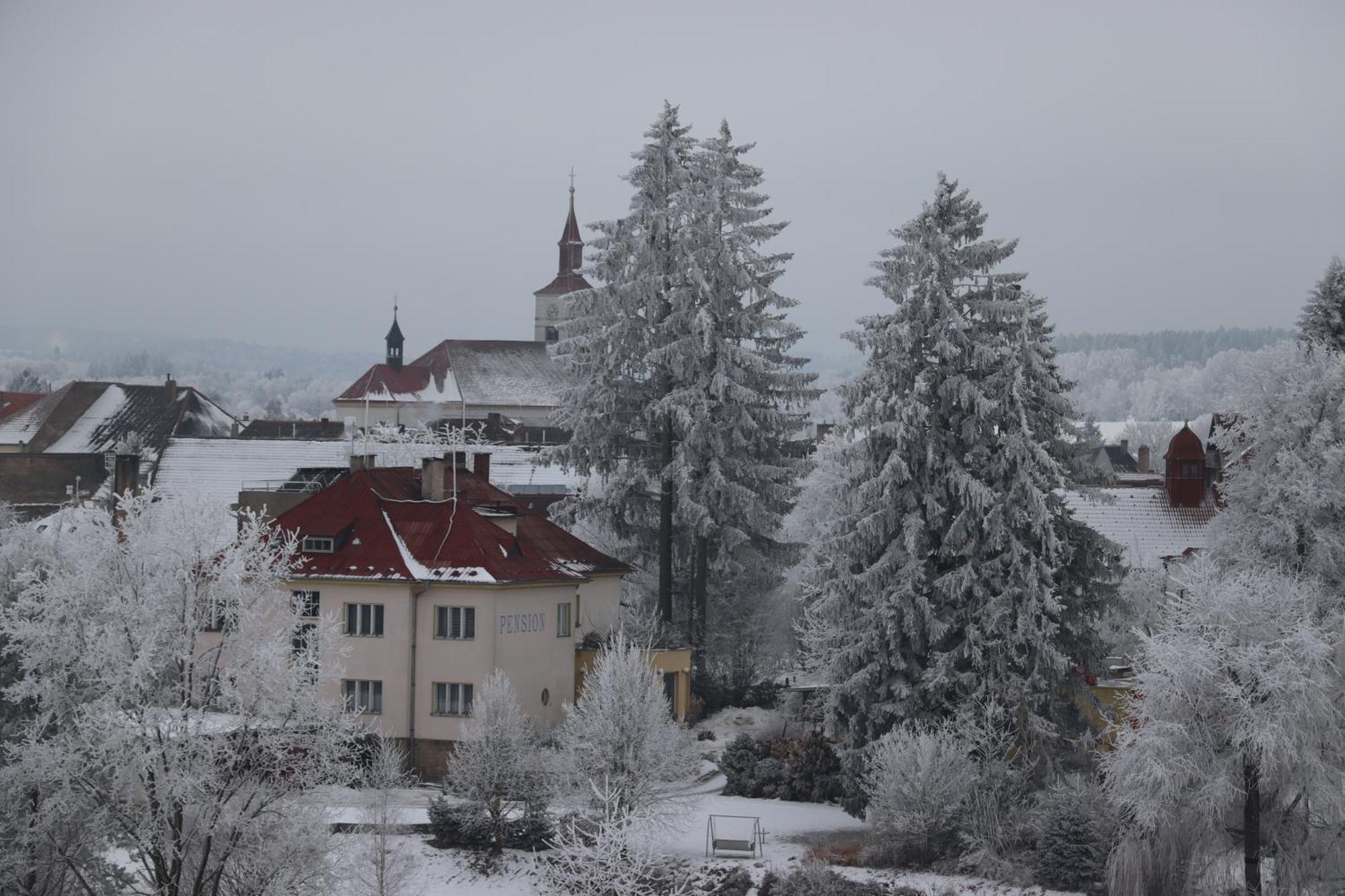Pension Pod Šibeňákem Strmilov Exterior foto